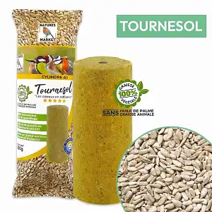Lien vers un produit variante ou accessoire : Cylindre de graisse pour oiseaux sans huile de palme - tournesol