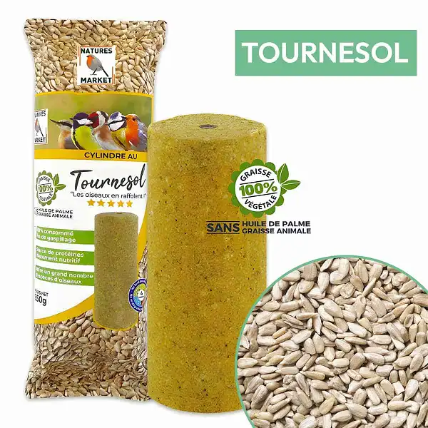tournesol cylindre graisse oiseaux