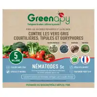 Nématodes Sc anti Vers gris, Courtilières, Doryphores, Tipules, Capnodes