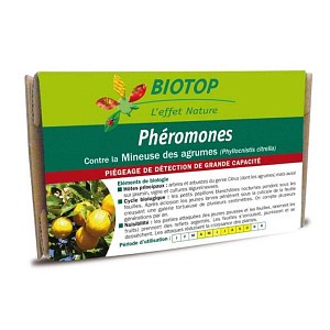 Phéromone contre la mineuse des agrumes - 3 mois (2 capsules)