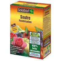 Soufre contre oidium, tache noire, maladie des Rosiers 400g