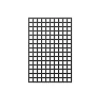 Treillage en bois maille carrée 75mm 1.00m x 1.50m NOIR