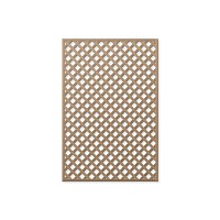 Treillage maille losange 47mm 1.00m x 1.50m Bois naturel