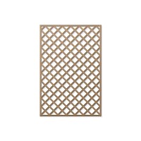 Treillage maille losange 75mm 1.00m x 1.50m Bois naturel