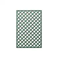 Treillage en bois maille losange 75mm 1.00m x 1.50m VERT