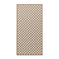 Treillage maille losange 47mm 1.00m x 2.00m Bois naturel