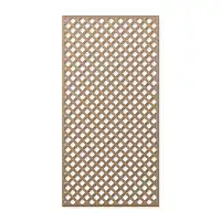 Treillage en bois maille losange 47mm 1.00m x 2.00m Bois naturel
