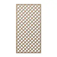 Treillage en bois maille losange 75mm 1.00m x 2.00m Bois naturel
