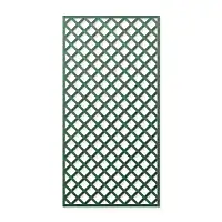 Treillage en bois maille losange 75mm 1.00m x 2.00m VERT