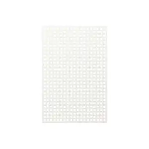 Treillage en bois L.1,5m x l.1m - blanc- panneau rectangle, maille carrée 30mm