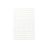 Treillage en bois maille carrée 75mm 1.00m x 1.50m BLANC