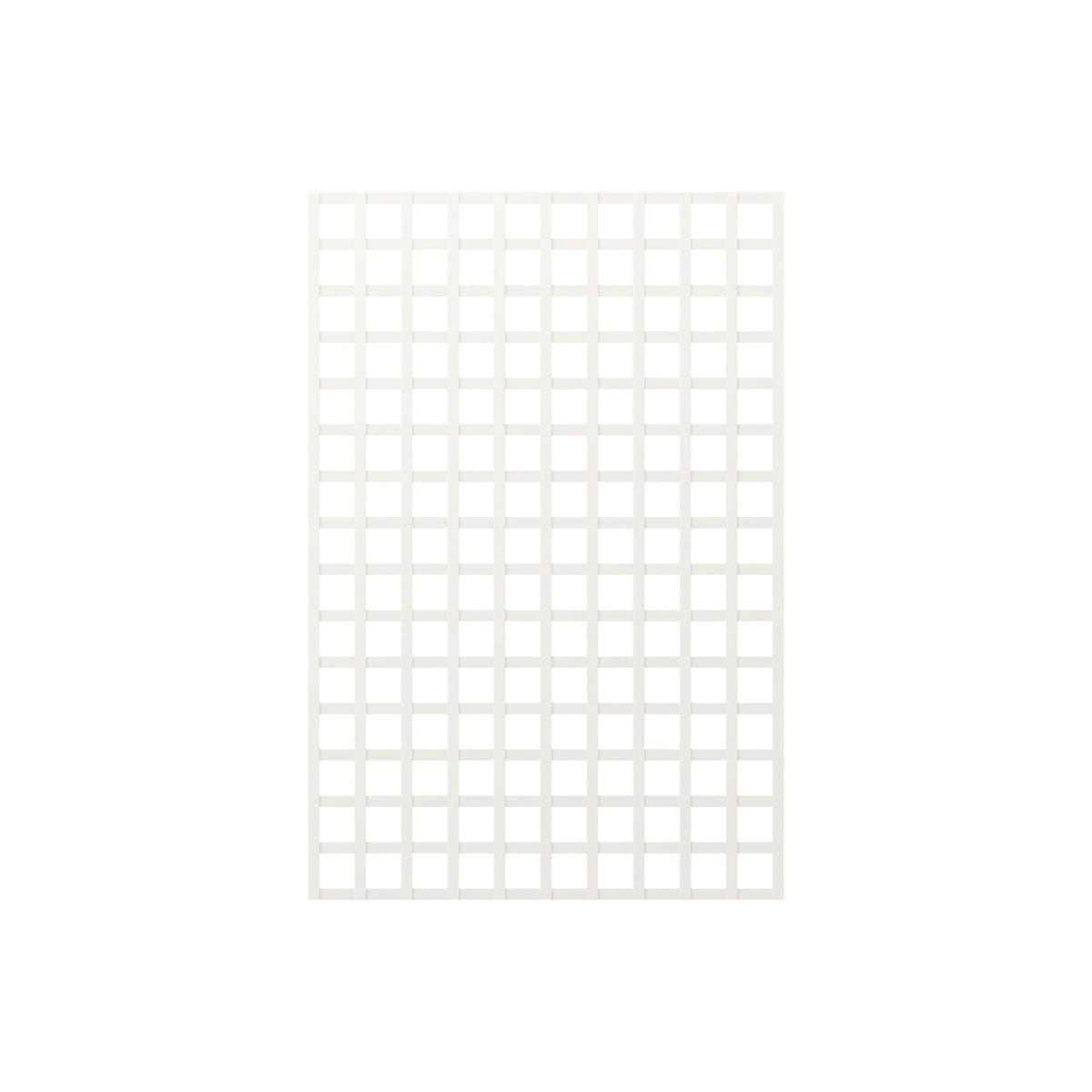 treillage blanc 1 5x1m carre 75mm