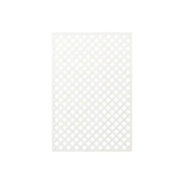 treillage blanc 1 5x1m losange 47mm treillage blanc 1 5x1m losange 47mm