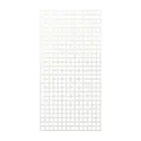 Treillage en bois maille carrée 47mm 1.00m x 2.00m BLANC