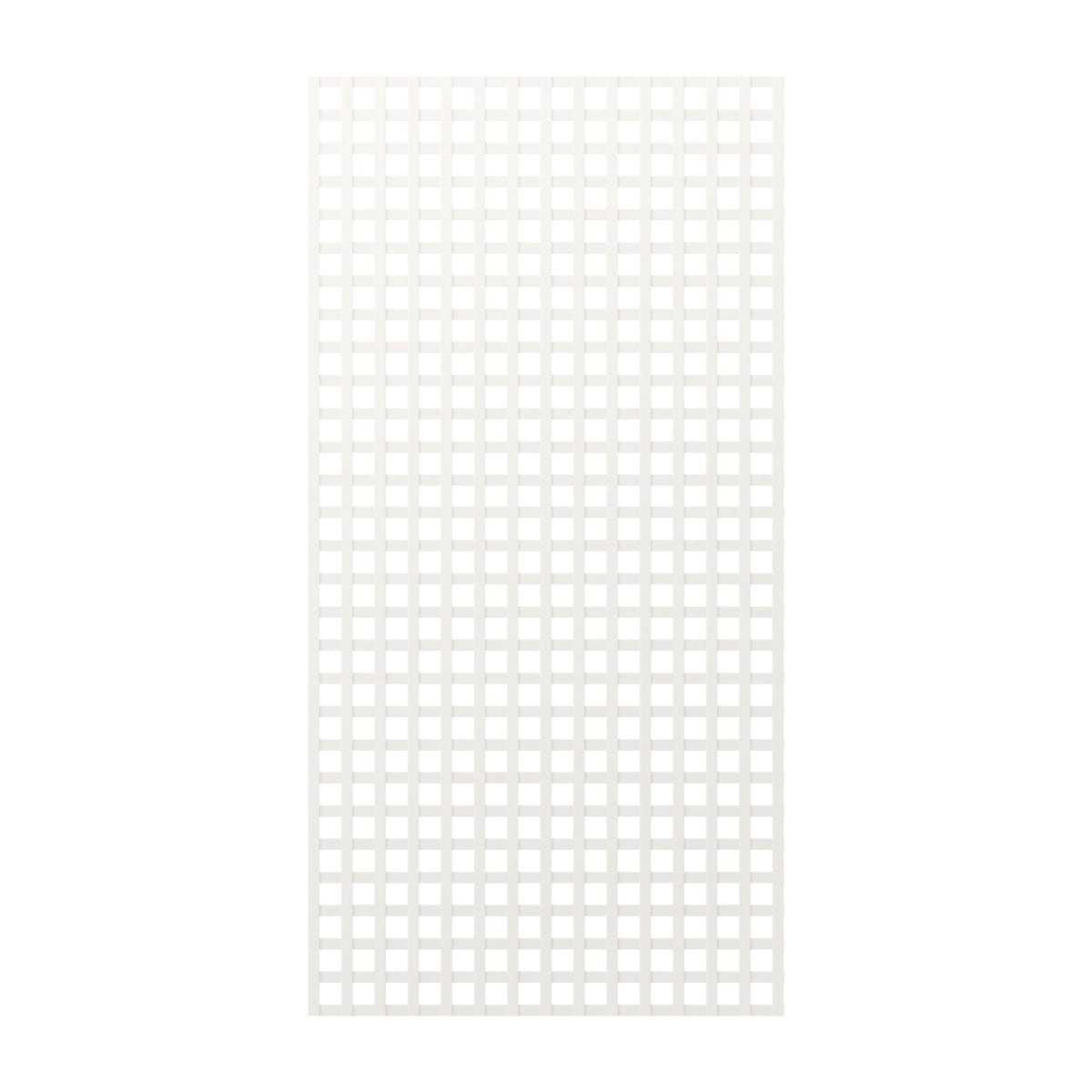 treillage blanc 1x2m carre 47mm