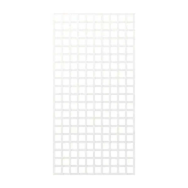 treillage blanc 1x2m carre 75mm