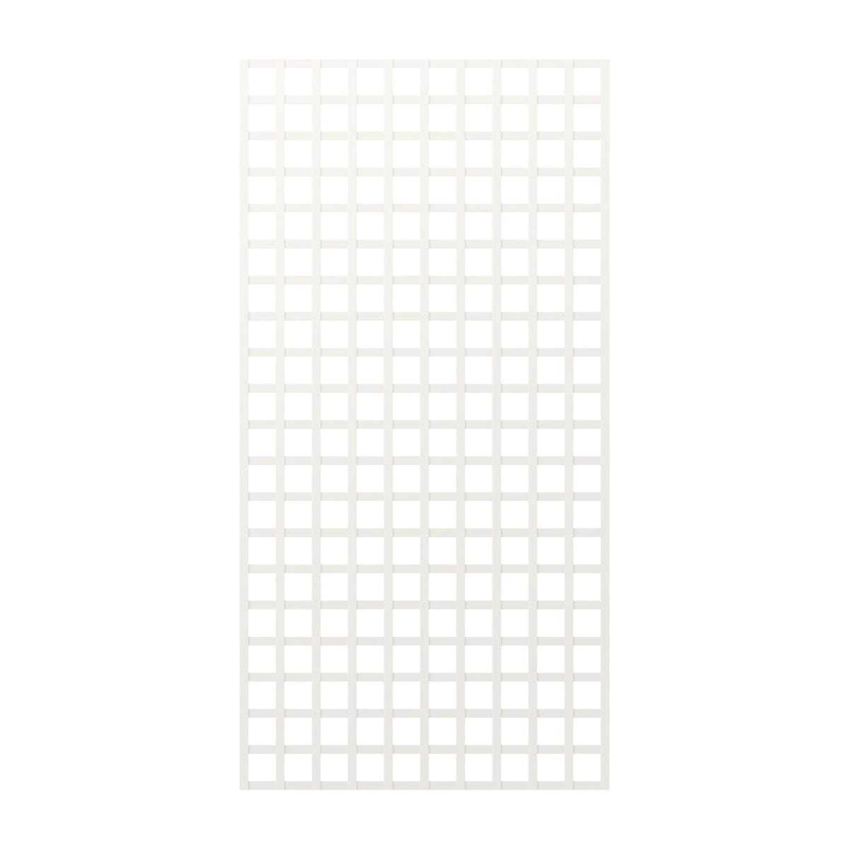 treillage blanc 1x2m carre 75mm