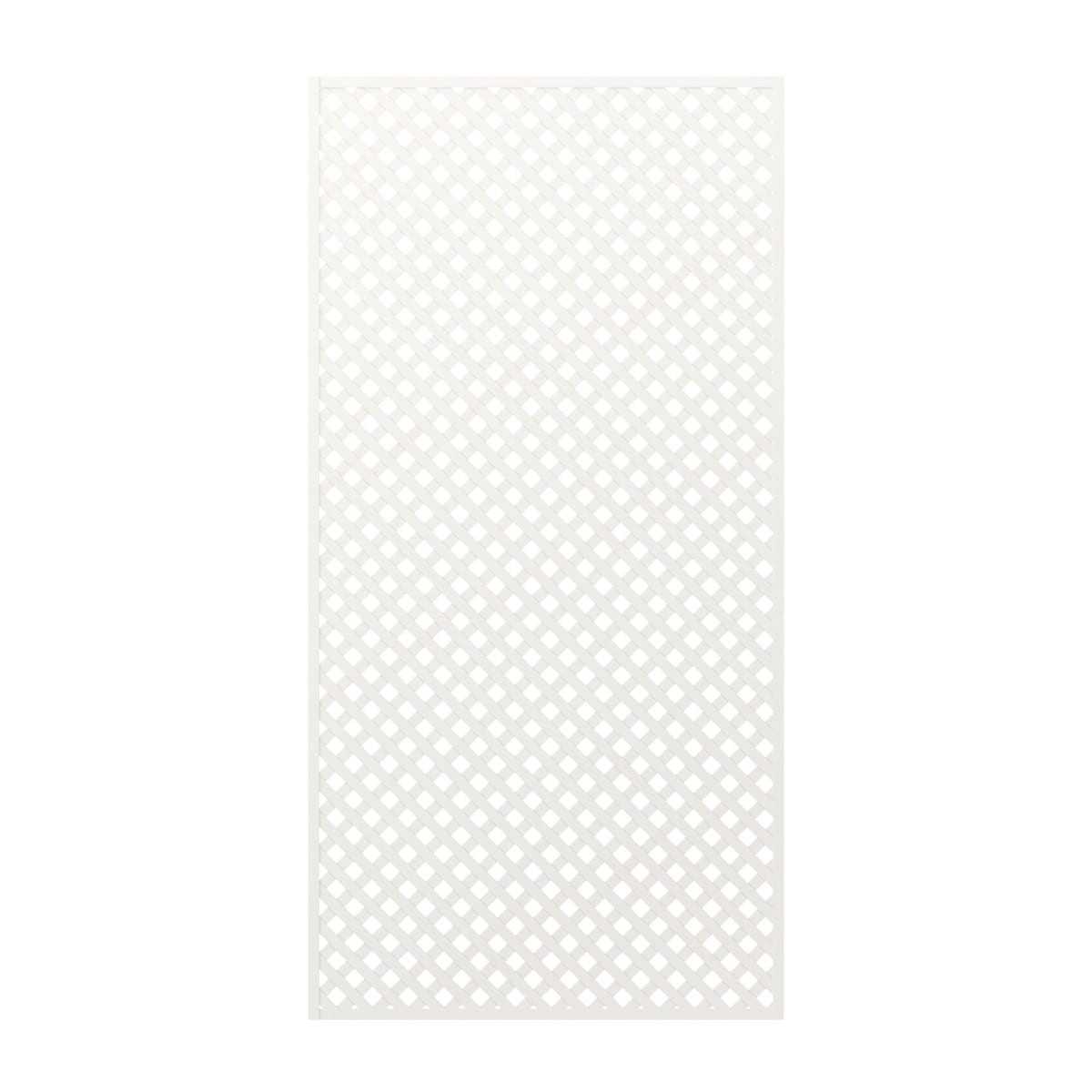 treillage blanc 1x2m losange 30mm