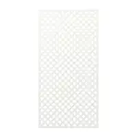 Treillage en bois maille losange 47mm 1.00m x 2.00m BLANC