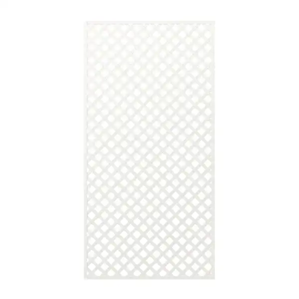 treillage blanc 1x2m losange 47mm treillage blanc 1x2m losange 47mm