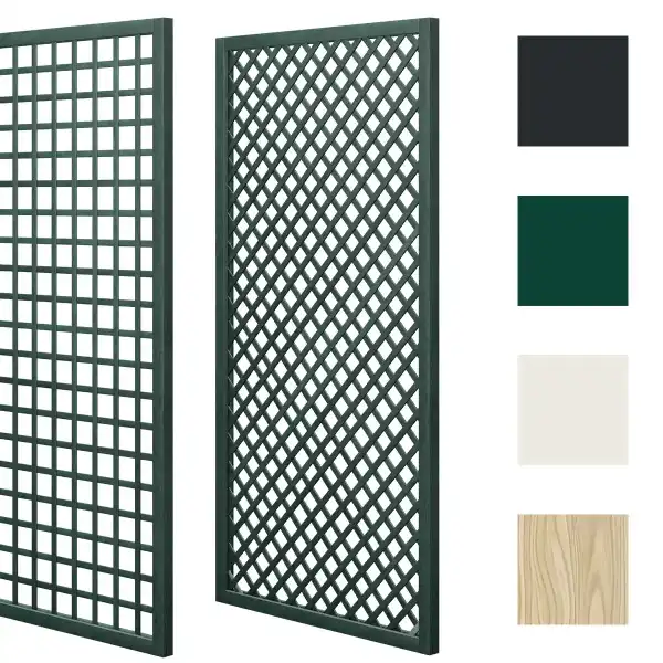 treillage bois differente forme couleur modele