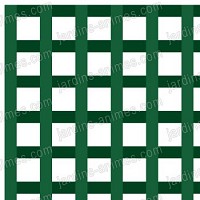 Treillage maille carrée 47mm 1.00mX2.00m VERT