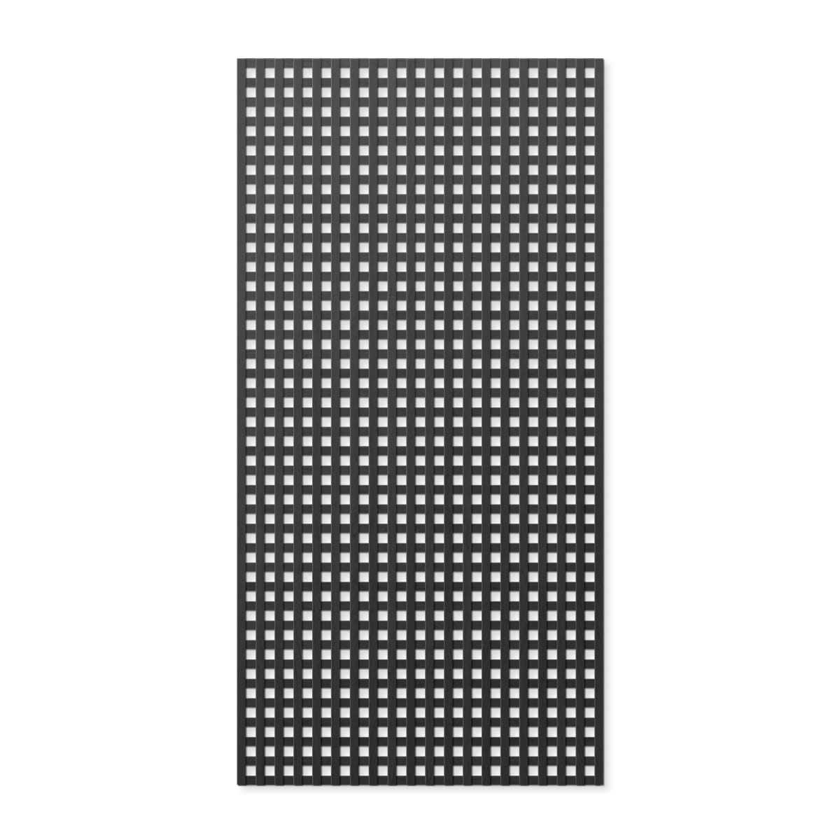 treillage noir 1x2m carre 30mm