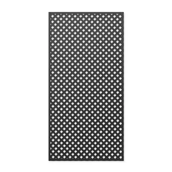 treillage noir 1x2m losange 30mm  treillage noir 1x2m losange 30mm