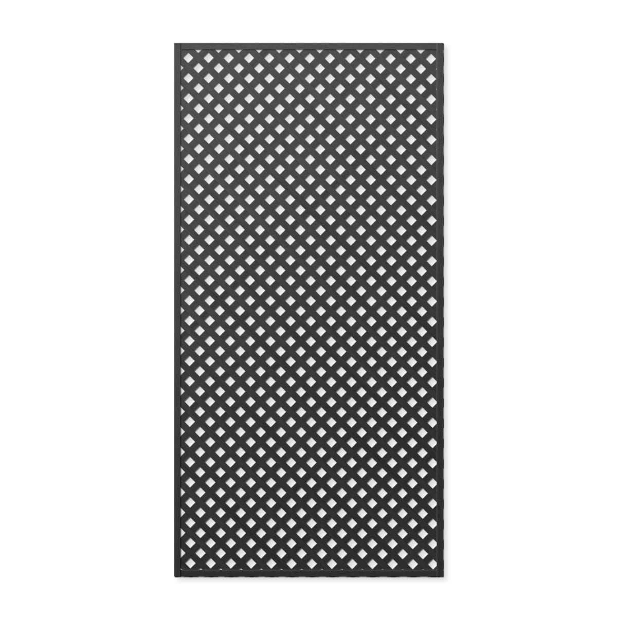 treillage noir 1x2m losange 30mm