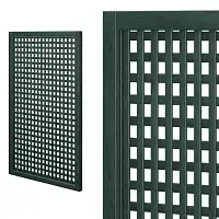 Treillis renforcé en bois maille carrée 30mm 1m x 1,5m - Vert