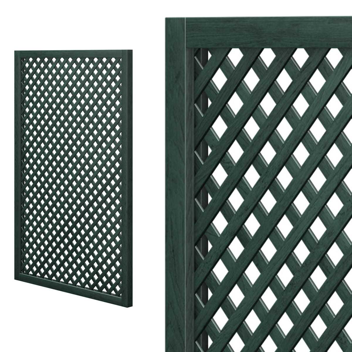 treillage renforce vert 1mx1 5m maille losange 30mm