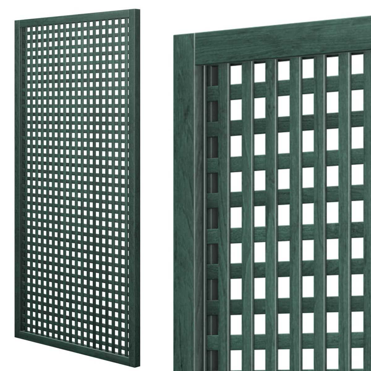 treillage renforce vert 2mx1m maille carree 30mm