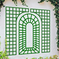 Treillage décoratif en bois vert