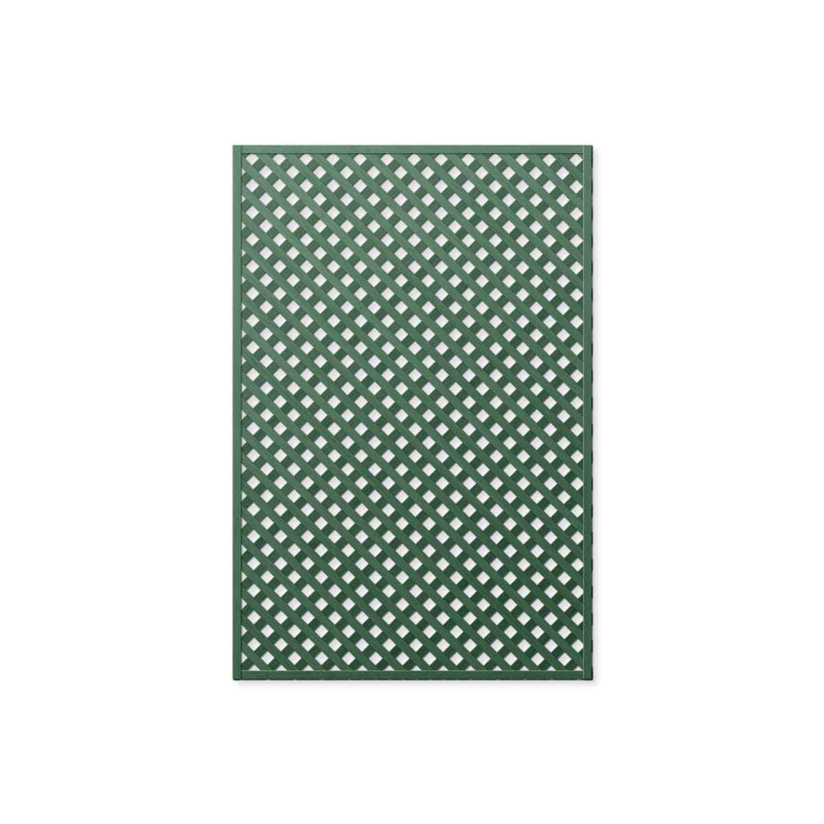 treillage vert 1 5x1m losange 30mm