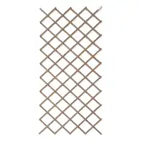 Treillage extensible en aluminium imitation bois H. 180cm  Treillage extensible en aluminium imitation bois H. 180cm