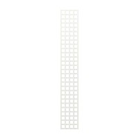 Treillage en bois Colonne maille Carrée 47mm 0.30m x 2.00m BLANC