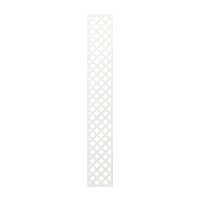 Treillage en bois Colonne maille Losange 47mm 0.30m x 2.00m BLANC