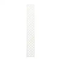 Treillage en bois Colonne maille Losange 47mm 0.30m x 2.00m BLANC