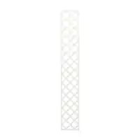 Treillage en bois Colonne maille Losange 75mm 0.30m x 2.00m BLANC