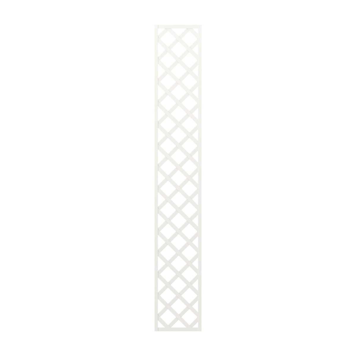 treillis colonne 0 3x2m losange 75mm blanc