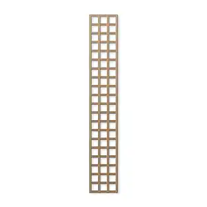 Treillage Colonne maille Carrée 75mm L.2m x l.0,3m Bois naturel