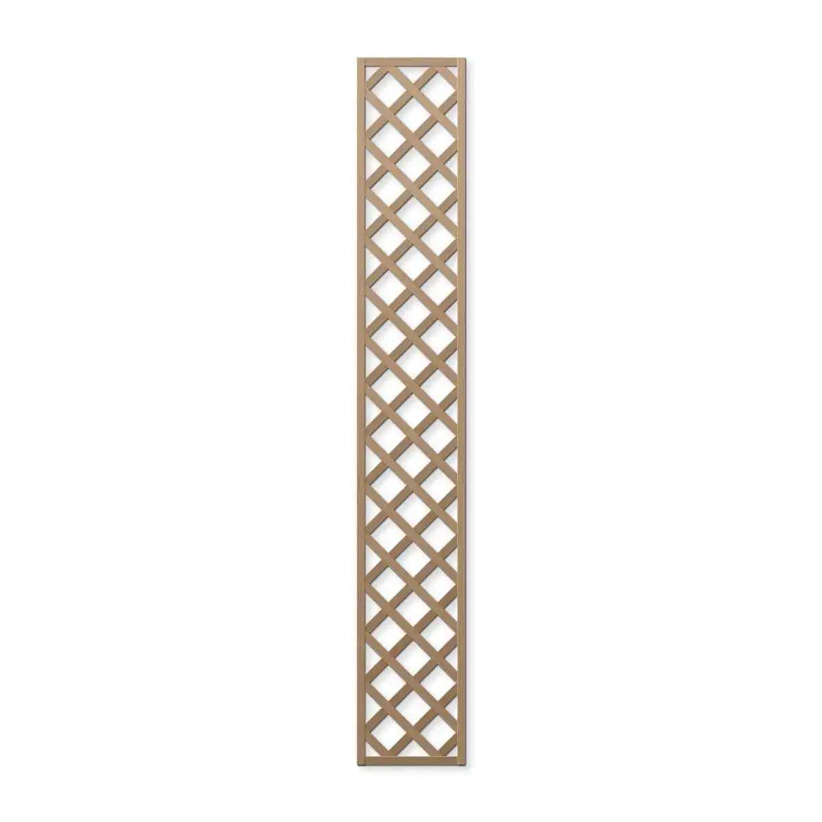 Treillage Colonne maille Losange 75mm 0.30m x 2.00m Bois naturel  Treillage Colonne maille Losange 75mm 0.30m x 2.00m Bois naturel