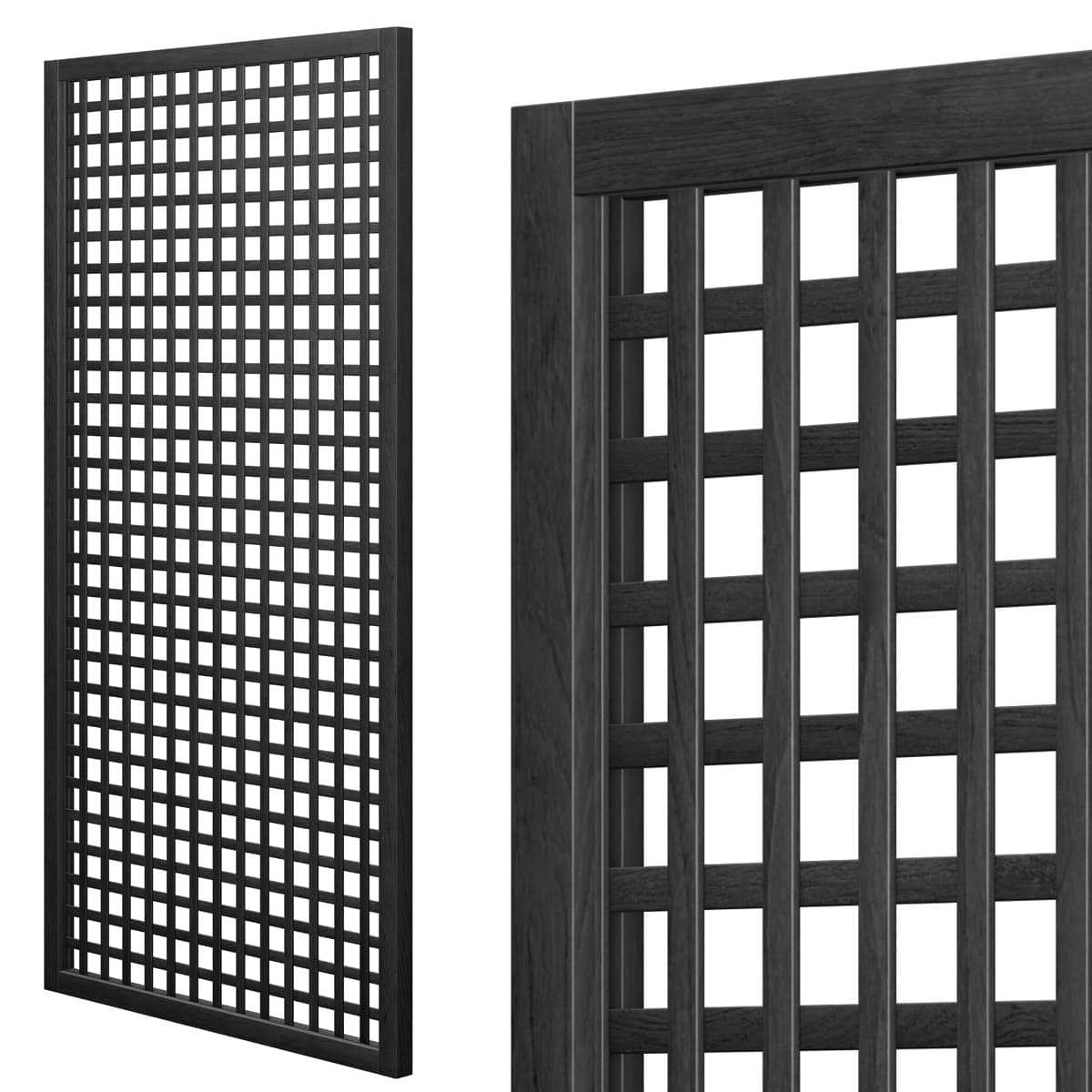 treillis renforce noir carre 47mm