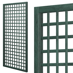 Lien vers un produit variante ou accessoire : Treillis renforcé en bois maille carrée 1m x 2m - Vert