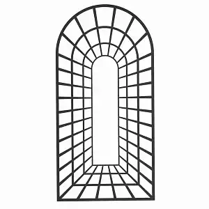 Lien vers un produit variante ou accessoire : Trompe l'oeil - acier noir l. 72 x H. 144 cm