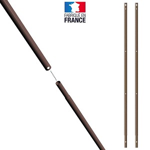 Mat de fixation voile d'ombrage 2.40m en acier