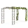 Tonnelle renforcée pour plantes grimpantes Pagode 8,50m2 - L. 4,45 x l. 1,92 x H. 2,28 m