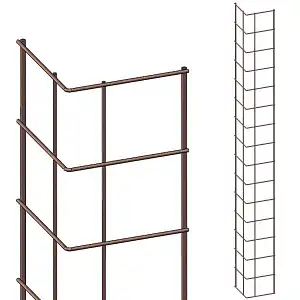 Lien vers un produit variante ou accessoire : Tuteur angle droit pour plantes grimpantes - 150cm