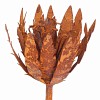 Tuteur fleur Chardon en fer brut 30cm