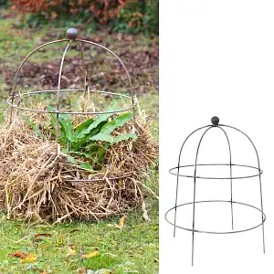 Support cloche en acier brut